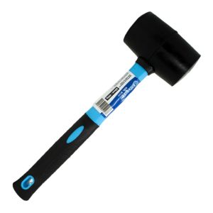 Martelo de Borracha Preta • 650 g • Cabo de Fibra