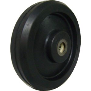 RODA BORRACHA INTEGRAL 8″ ROLAMENTO DE ROLETES