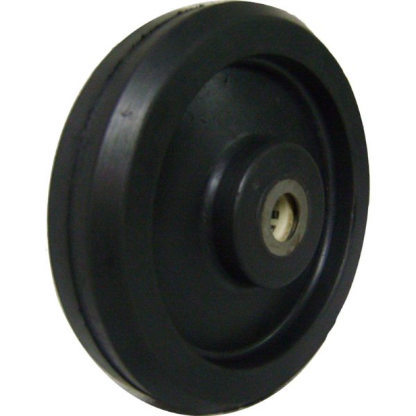 RODA BORRACHA INTEGRAL 8" ROLAMENTO DE ROLETES
