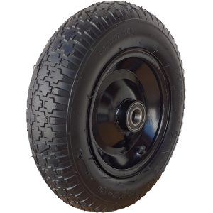 RODA PNEUMÁTICA 350X8 ESTAMPADA ROLAMENTO ESFERA 25MM – CP350X8PE