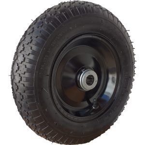 RODA PNEUMÁTICA 350X8 ESTAMPADA ROLAMENTO ROLETE 1″ – CP350X8PR