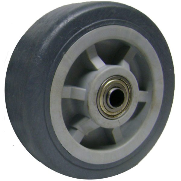 RODA TERMOPLASTICA 6X2 ROLAMENTO DE ESFERAS - T6X2R12