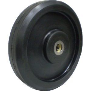 RODA BORRACHA INTEGRAL 9″ ROLAMENTO DE ROLETES