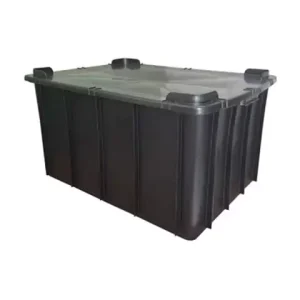 Caixa Organizadora, 130L Fechada Com Tampa