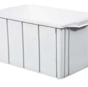 Caixa Organizadora 61 Litros Fechada Com Tampa Branca