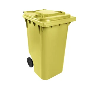 Carro Coletor 240 Litros Amarelo