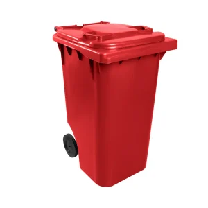 Carro Coletor 240 Litros Vermelho