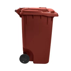 Carro Coletor 240 Litros Marrom