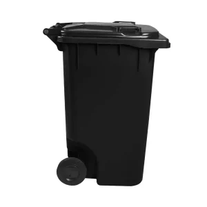 Carro Coletor 240 Litros Preto Com Pedal