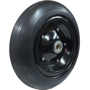 RODA 350X8 MACIÇA ROLAMENTO DE ROLETE 1″