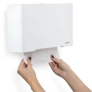 Dispenser p/ Papel Toalha Interfolhas – Branco – Linha Select – Nobre
