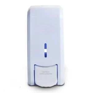 Dispenser p/sabonete liq./alcool gel 800ml. (c/reserv.) cinza/branco New Classic – Nobre