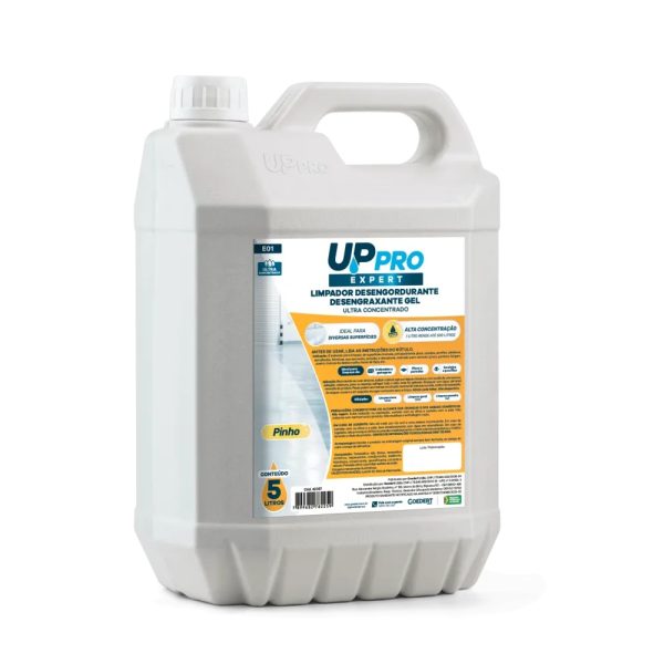 Limpador desengordurante e desengraxante gel 5L (ultra conc.) – UPPRO