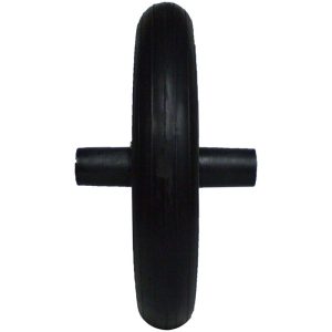 RODA PLASTICA COM PNEU DE BORRACHA 12″ COM CANOTE