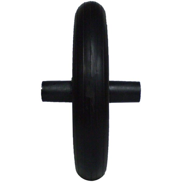 RODA PLASTICA COM PNEU DE BORRACHA 12" COM CANOTE - Imagem 2