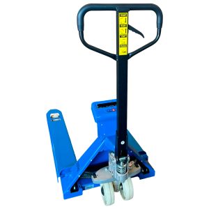 Paleteira Hidráulica Manual com Balança Digital • Rodas Duplas em Nylon • 3 TON