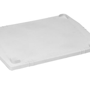Tampa para caixa plástica 36L e 61L Gruplast empilhável.